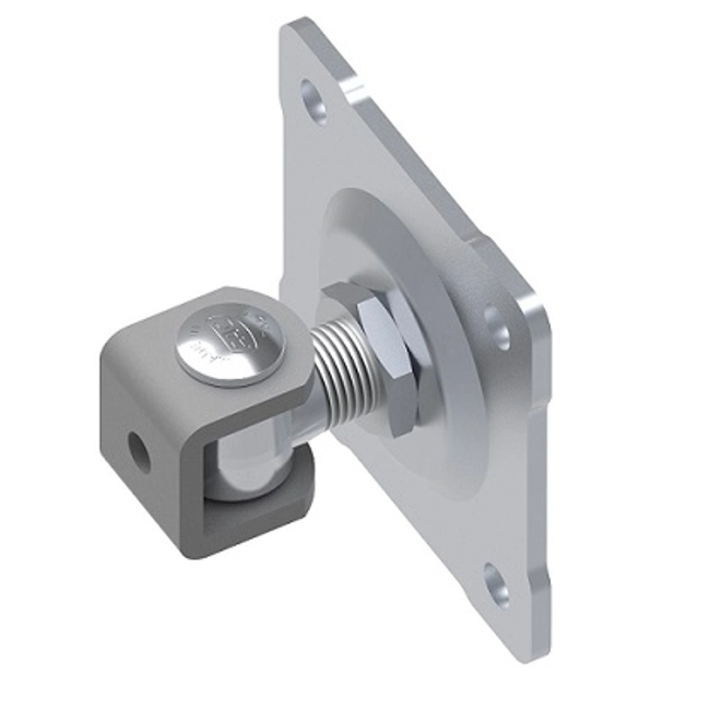 Vendita online Cardine M22 con piastra a 4 fori art.231B.22C